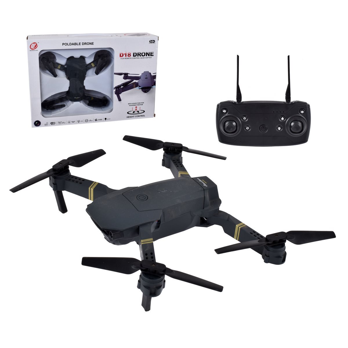 Dron Radio Controlado Con Camara Y App Wifi